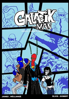 galactik man : comic cover