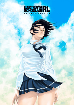Electro School Girl : manga couverture